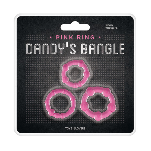 Набор из 3 розовых эрекционных колец KIT 3 COCK RING BE ON THE BALL Набор из 3 розовых эрекционных колец KIT 3 COCK RING BE ON THE BALL