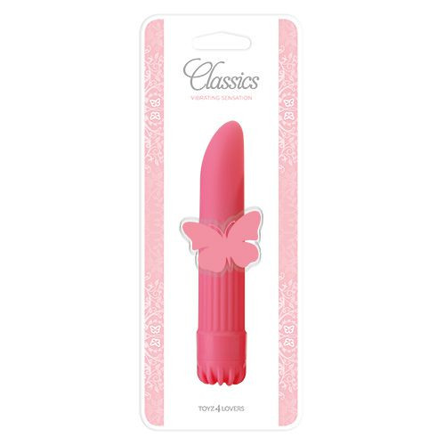 Розовый вибратор CLASSIC PINK SMALL - 14 см. Розовый вибратор CLASSIC PINK SMALL - 14 см.