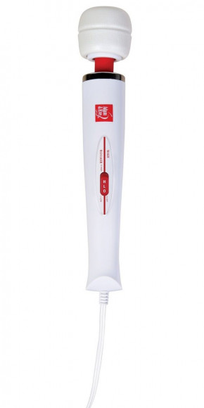 Белый проводной жезловый вибратор Magic Massager Белый проводной жезловый вибратор Magic Massager
