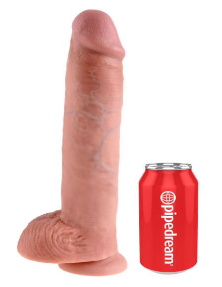 Реалистичный фаллоимитатор на присоске 11 Cock with Balls - 28 см. Реалистичный фаллоимитатор на присоске 11 Cock with Balls - 28 см.