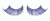 Светло-синие ресницы-перья