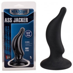 Чёрная анальная пробка ASS JACKER - 12 см. Чёрная анальная пробка ASS JACKER - 12 см.