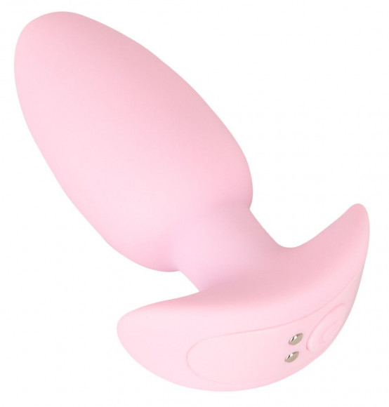 Розовая анальная пробка с вибрацией Cuties Vibrating Mini Butt Plug - 8 см. Розовая анальная пробка с вибрацией Cuties Vibrating Mini Butt Plug - 8 см.
