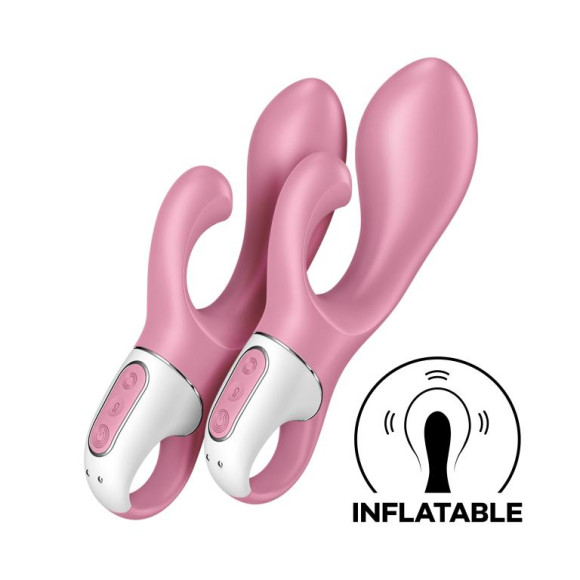 Розовый вибратор-кролик с расширением Air Pump Bunny 2 - 20,4 см. Розовый вибратор-кролик с расширением Air Pump Bunny 2 - 20,4 см.