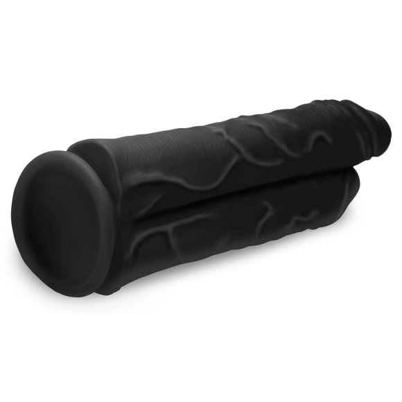 Черный сдвоенный фаллоимитатор Double Stuffer 10’’ Double Pecker Dildo - 27 см. Черный сдвоенный фаллоимитатор Double Stuffer 10’’ Double Pecker Dildo - 27 см.