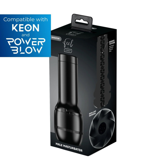 Черный мастурбатор FeelSensation Stroker Черный мастурбатор FeelSensation Stroker