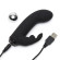 Черный вибратор с клиторальным отростком Greedy Girl Mini Rabbit Vibrator - 14 см. Черный вибратор с клиторальным отростком Greedy Girl Mini Rabbit Vibrator - 14 см.