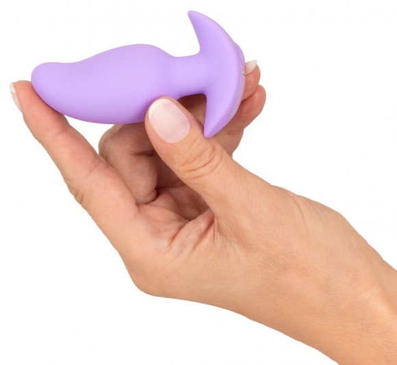 Сиреневая анальная пробка с вибрацией Cuties Vibrating Mini Butt Plug - 8 см. Сиреневая анальная пробка с вибрацией Cuties Vibrating Mini Butt Plug - 8 см.