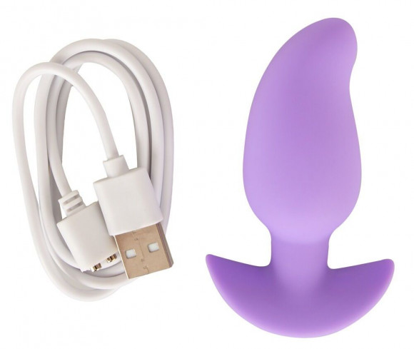 Сиреневая анальная пробка с вибрацией Cuties Vibrating Mini Butt Plug - 8 см. Сиреневая анальная пробка с вибрацией Cuties Vibrating Mini Butt Plug - 8 см.