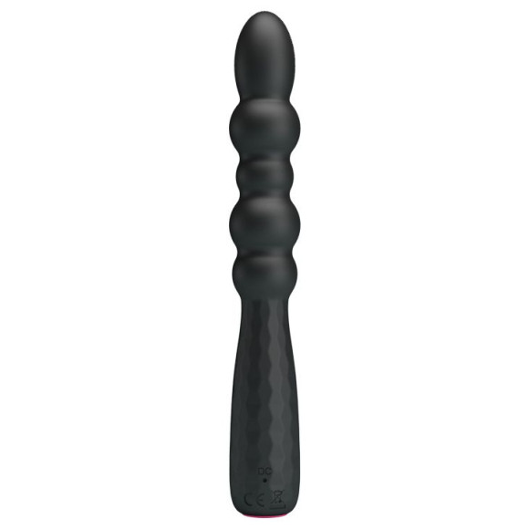 Черный гнущийся вибратор Monroe - 18,5 см. Черный гнущийся вибратор Monroe - 18,5 см.