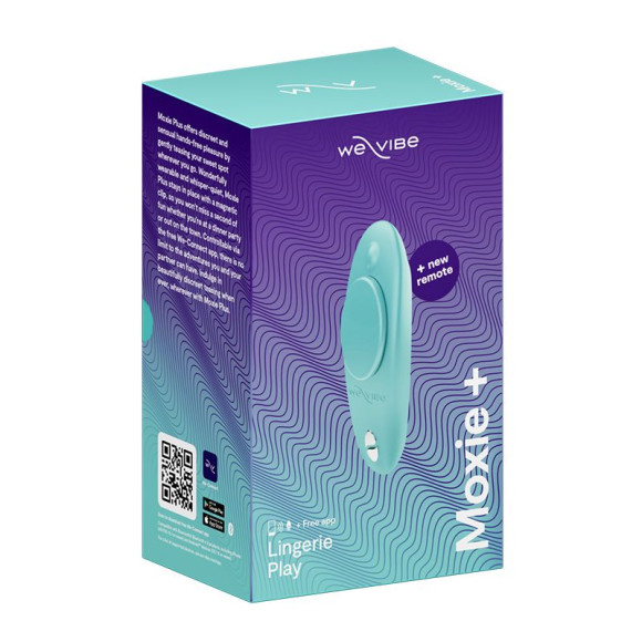 Аквамариновый вибратор в трусики We-Vibe Moxie+ Аквамариновый вибратор в трусики We-Vibe Moxie+