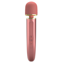 Персиковый жезловый вибратор Power Wand - 29 см. Персиковый жезловый вибратор Power Wand - 29 см.