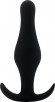 Чёрная анальная пробка Butt Plug with Handle Medium - 12,6 см. Чёрная анальная пробка Butt Plug with Handle Medium - 12,6 см.