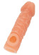 Телесная закрытая насадка с шершавой головкой Cock Sleeve 007 Size L - 17,6 см. Телесная закрытая насадка с шершавой головкой Cock Sleeve 007 Size L - 17,6 см.