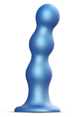 Голубая насадка Strap-On-Me Dildo Plug Balls size S Голубая насадка Strap-On-Me Dildo Plug Balls size S