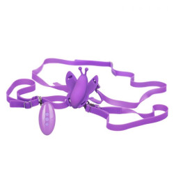 Фиолетовая вибробабочка на ремешках Silicone Remote Venus Butterfly Фиолетовая вибробабочка на ремешках Silicone Remote Venus Butterfly