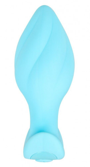 Голубая анальная пробка с вибрацией Cuties Vibrating Mini Butt Plug - 8 см. Голубая анальная пробка с вибрацией Cuties Vibrating Mini Butt Plug - 8 см.