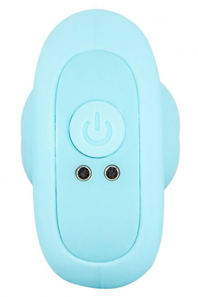 Голубая анальная пробка с вибрацией Cuties Vibrating Mini Butt Plug - 8 см. Голубая анальная пробка с вибрацией Cuties Vibrating Mini Butt Plug - 8 см.
