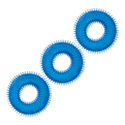 Комплект из трех голубых колец для эрекции 3-Pack Ultra-Stim Stretch Cock Rings Комплект из трех голубых колец для эрекции 3-Pack Ultra-Stim Stretch Cock Rings