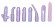 Фиолетовый вибронабор Purple Temptation Фиолетовый вибронабор Purple Temptation
