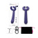Темно-синий вибратор для пар Please Me Multi Vibrator Темно-синий вибратор для пар Please Me Multi Vibrator