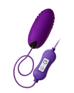 Фиолетовое виброяйцо с пультом управления A-Toys Cony, работающее от USB Фиолетовое виброяйцо с пультом управления A-Toys Cony, работающее от USB