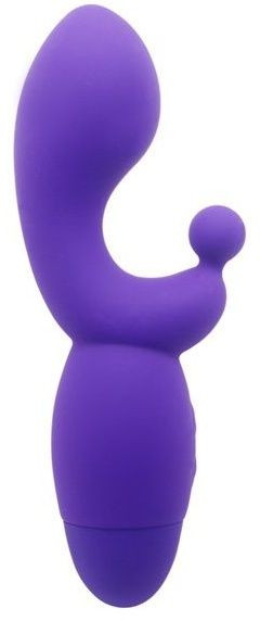 Фиолетовый вибратор INDULGENCE G Kiss - 16,5 см. Фиолетовый вибратор INDULGENCE G Kiss - 16,5 см.