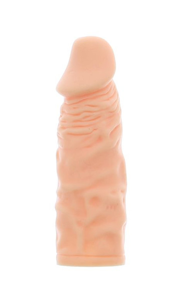 Телесная реалистичная насадка на пенис SUPER STRETCH EXTENDER 5.5INCH - 14 см. Телесная реалистичная насадка на пенис SUPER STRETCH EXTENDER 5.5INCH - 14 см.