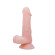 Телесный фаллоимитатор на присоске Super Dildo - 16,5 см. Телесный фаллоимитатор на присоске Super Dildo - 16,5 см.