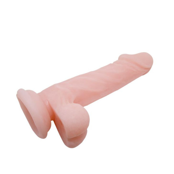 Телесный фаллоимитатор на присоске Super Dildo - 16,5 см. Телесный фаллоимитатор на присоске Super Dildo - 16,5 см.