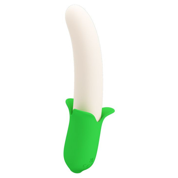 Силиконовый вибратор Banana Knight - 19,5 см. Силиконовый вибратор Banana Knight - 19,5 см.