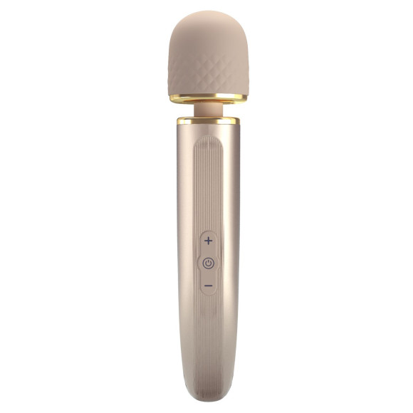 Бежевый жезловый вибратор Power Wand - 29 см. Бежевый жезловый вибратор Power Wand - 29 см.