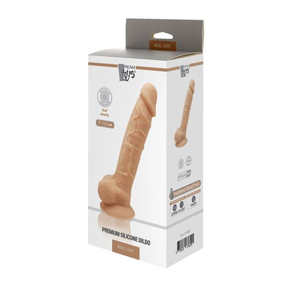 Телесный реалистичный фаллоимитатор DILDO 7INCH FLESH - 17,7 см. Телесный реалистичный фаллоимитатор DILDO 7INCH FLESH - 17,7 см.