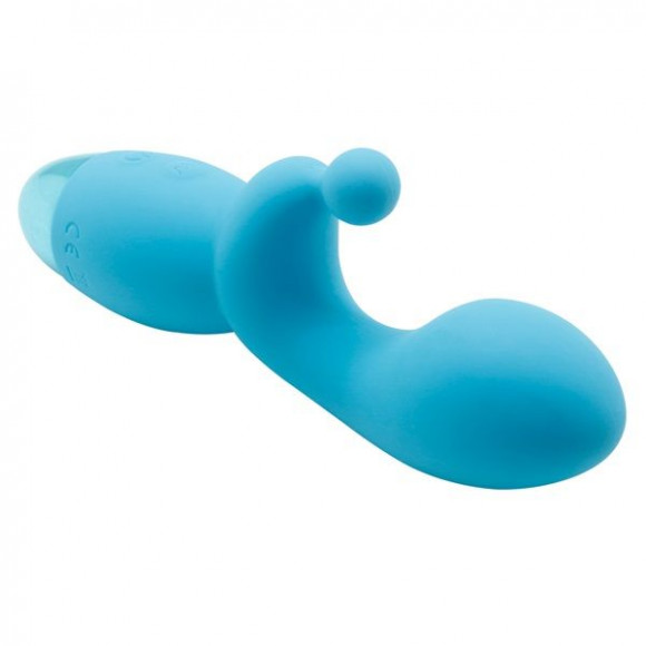 Голубой вибратор INDULGENCE Rechargeable G Kiss - 16,5 см. Голубой вибратор INDULGENCE Rechargeable G Kiss - 16,5 см.