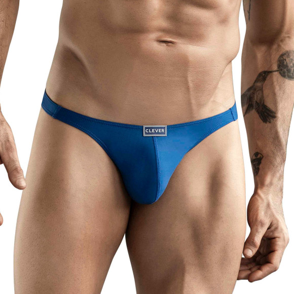 Синие мужские трусы-тонги Clever Cactus Thong Синие мужские трусы-тонги Clever Cactus Thong