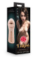 Телесный мастурбатор-ротик Nicole Vibrating Masturbator
