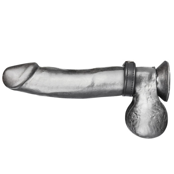 Кольцо на пенис из искусственной кожи на клепках SNAP COCK RING Кольцо на пенис из искусственной кожи на клепках SNAP COCK RING