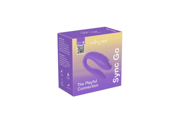 Фиолетовый вибромассажер для пар We-Vibe Sync Go Фиолетовый вибромассажер для пар We-Vibe Sync Go