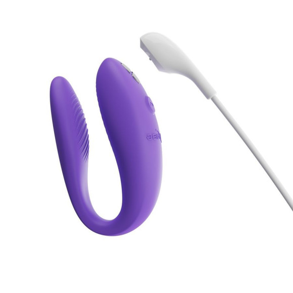 Фиолетовый вибромассажер для пар We-Vibe Sync Go Фиолетовый вибромассажер для пар We-Vibe Sync Go