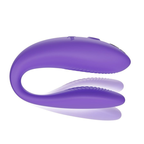 Фиолетовый вибромассажер для пар We-Vibe Sync Go Фиолетовый вибромассажер для пар We-Vibe Sync Go