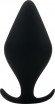 Чёрная анальная пробка Butt Plug with Handle Small Чёрная анальная пробка Butt Plug with Handle Small