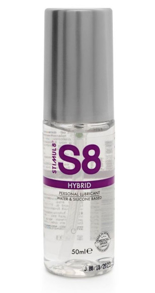 Cмазка на водно-силиконовой основе S8 Hybrid - 50 мл. Cмазка на водно-силиконовой основе S8 Hybrid - 50 мл.