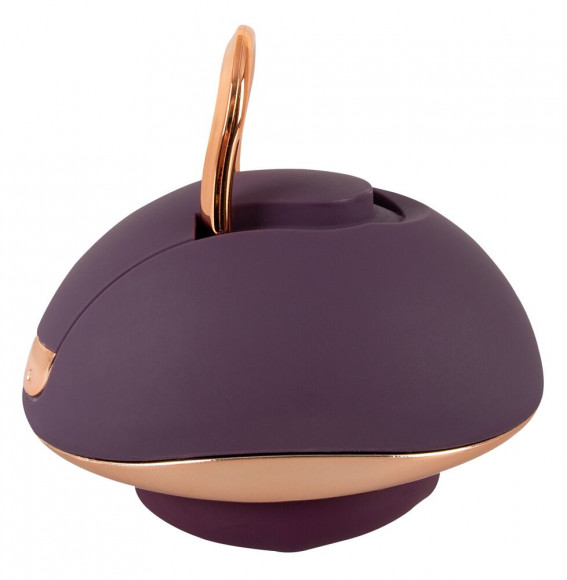 Фиолетовый вращающийся массажёр для вульвы Rotating Vulva Massager