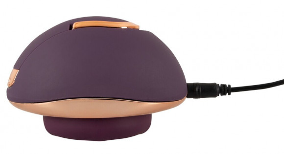 Фиолетовый вращающийся массажёр для вульвы Rotating Vulva Massager
