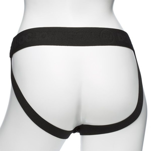 Черный полый страпон с креплением Body Extensions BE Strong - 19,05 см. Черный полый страпон с креплением Body Extensions BE Strong - 19,05 см.