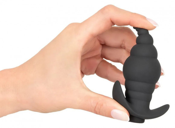 Черная анальная вибропробка RC Butt Plug - 9,6 см. Черная анальная вибропробка RC Butt Plug - 9,6 см.