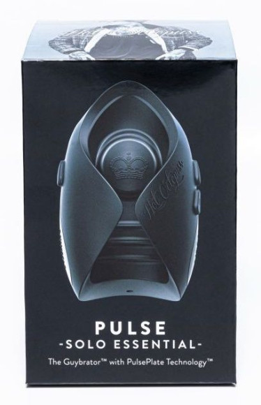 Черный инновационный мужской вибратор PULSE SOLO ESSENTIAL Черный инновационный мужской вибратор PULSE SOLO ESSENTIAL