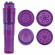 Фиолетовая виброракета с 4 насадками MULTI STIMULATOR CANDY PIE PURPLE PULSY