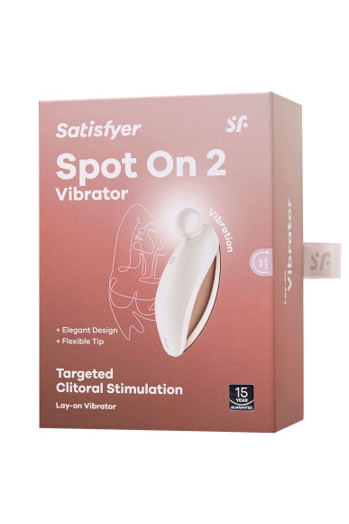 Белый вибростимулятор клитора Satisfyer Spot On 2 Белый вибростимулятор клитора Satisfyer Spot On 2