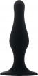 Чёрная анальная пробка с длинным кончиком Butt Plug with Suction Cup Medium Чёрная анальная пробка с длинным кончиком Butt Plug with Suction Cup Medium